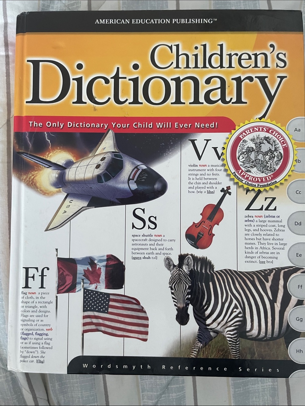 Children's Dictionary - Orange/Yellow Cover